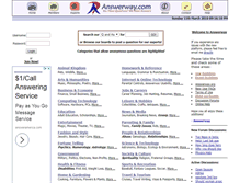Tablet Screenshot of answerway.com